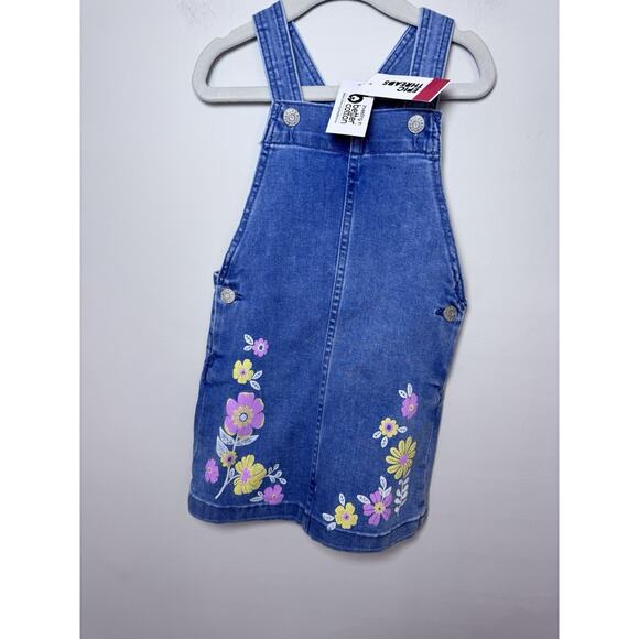 EPIC THREADS Little Girls Zinnia Printed Denim Jumper Size 4T NWT $48 - Picture 2 of 14